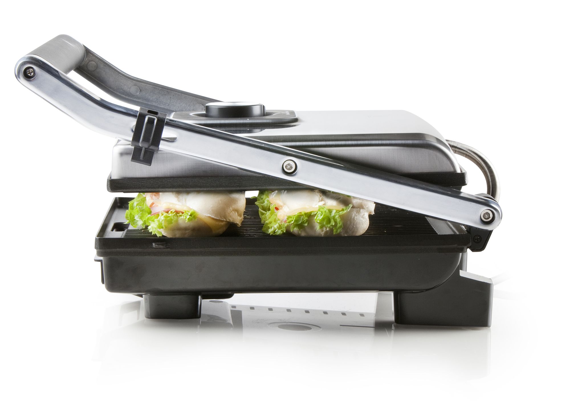 Domo multifunctional contact grill stainless steel - Image 4